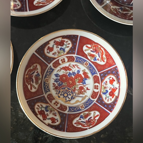 Vintage OMC OTAGIRI Japan porcelain demitasse Espresso Cup Saucer Set - Picture 6 of 8